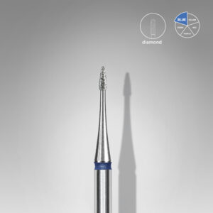 Punta Diamantata Fiamma Mini Expert - Colore Blu