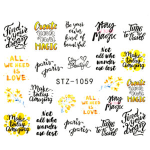 Water Decals – Stay Beautiful