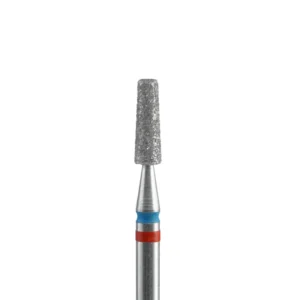 PUNTA DIAMANTATA TRONCO, DUO ROSSO BLU, DIAMETRO 2.5 MM - LUNGHEZZA PUNTA 8 MM