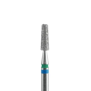 PUNTA DIAMANTATA TRONCO, DUO BLU VERDE, DIAMETRO 2.5 MM - LUNGHEZZA PUNTA 8 MM