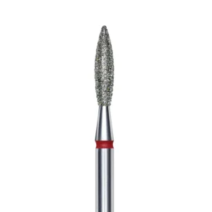 PUNTA DIAMANTATA FIAMMA, ROSSO, DIAMETRO 2.3 MM - LUNGHEZZA PUNTA 10 MM