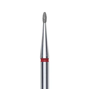 PUNTA DIAMANTATA GEMMA, ROSSO, DIAMETRO 1.2 MM - LUNGHEZZA PUNTA 3 MM