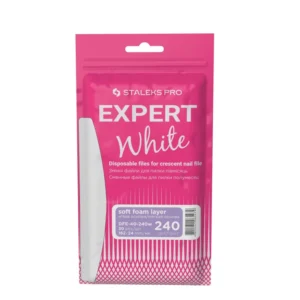 RICAMBI BIANCHI CON SPUGNETTA PER LIMA BASE MEZZALUNA EXPERT 40 - GRANA 240 (30 PEZZI)