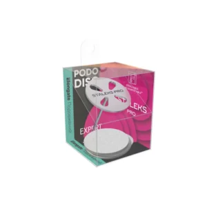 SET BASE ALLUNGATO PODODISC MISURA L (25 MM) CON 5 PEZZI LIMA MONOUSO - GRANA 180